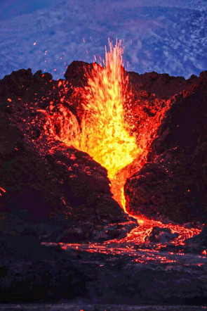 Vulkanutbrott Geldingadalir