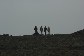 Vandrare i den isländska vildmarken