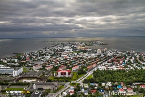 Reykjavik från ovan